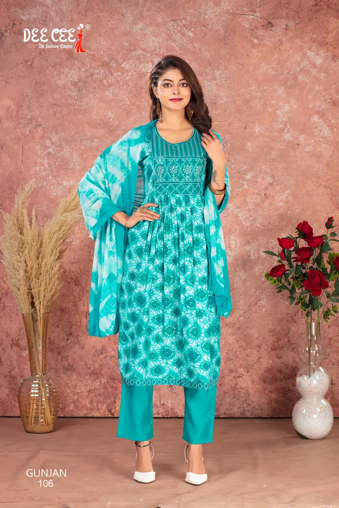 Gunjan By Deecee Modal Silk Kurti With Bottom Dupatta Suppliers In India